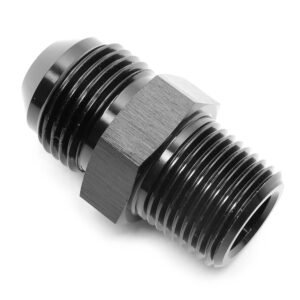 3/8" NPT Male to -8AN Male straight fitting 3/8" NPT Male to -8AN Male straight fitting
