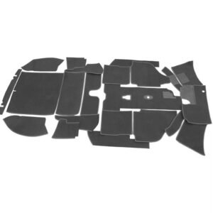 Carpet Set for Left Hand Drive Cabriolet Dark Grey Perlon Carpet Set for Left Hand Drive Cabriolet Dark Grey Perlon