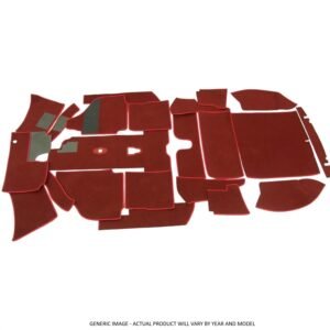 Carpet Set for Right Hand Drive Coupe, Choose Color Carpet Set for Right Hand Drive Coupe, Choose Color