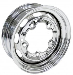 Chrome Steel Wheel 5.5x15'', 5/205 PCD, 3.84" BS Chrome Steel Wheel 5.5x15'', 5/205 PCD, 3.84" BS