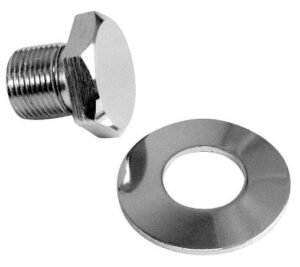 Crankshaft Pulley Bolt Chrome with Washer Crankshaft Pulley Bolt Chrome with Washer