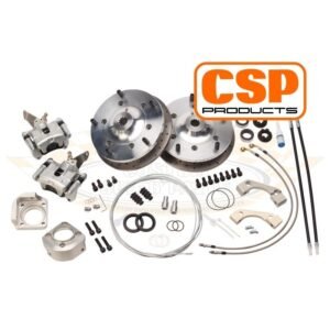 CSP Rear Disc Brake Kit, 5x205 Cross Drilled Solid Rotors CSP Rear Disc Brake Kit, 5x205 Cross Drilled Solid Rotors