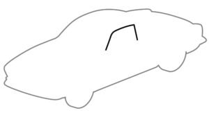 Door Top Window Seal Left Door Top Window Seal Left