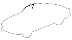 Door Top Window Seal Right Door Top Window Seal Right