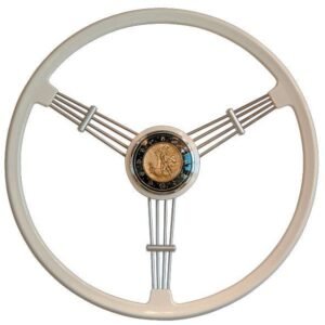 Flat4 Banjo Steering Wheel Ivory Color Flat4 Banjo Steering Wheel Ivory Color