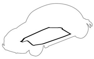 Floorpan Gasket in Rubber Floorpan Gasket in Rubber
