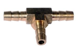 Fuel Hose T-Piece 1/4''-6mm Brass Fuel Hose T-Piece 1/4''-6mm Brass