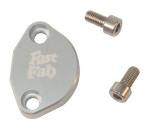 Fuel Pump Block Off, Silver Fuel Pump Block Off, Silver