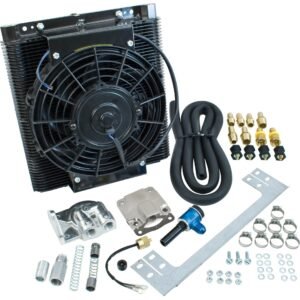 Full Flow Kit with 96 Row Oil Cooler and Fan Full Flow Kit with 96 Row Oil Cooler and Fan