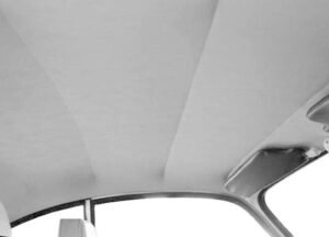 Headliner in Single Color Vinyl with Perforated or Crush Finish for Coupe Model Headliner in Single Color Vinyl with Perforated or Crush Finish for Coupe Model