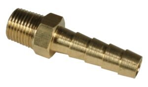 Hose Fittings 1/8" NPT x 1/4" barb, pair Hose Fittings 1/8" NPT x 1/4" barb, pair