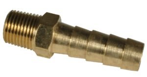 Hose Fittings 1/8" NPT x 5/16" barb, pair Hose Fittings 1/8" NPT x 5/16" barb, pair