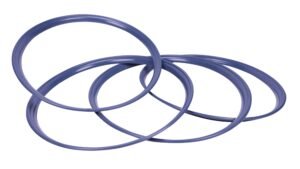 Hubcap Trim Ring Set finished in Gulf Blue Hubcap Trim Ring Set finished in Gulf Blue