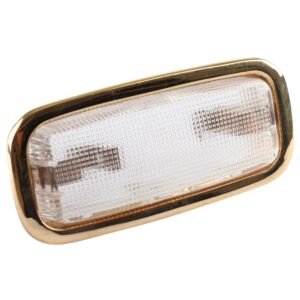 Interior Light, Brass Frame, Coupe Interior Light, Brass Frame, Coupe