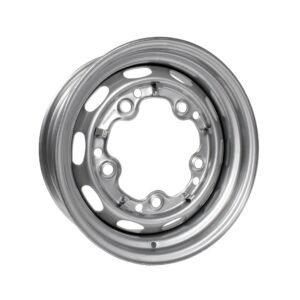 Silver Steel Wheel 5.5x15'', 5x205 PCD, 3.84" BS Silver Steel Wheel 5.5x15'', 5x205 PCD, 3.84" BS