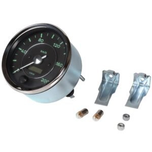 Speedometer, 0-200 KPH, 356 Style Speedometer, 0-200 KPH, 356 Style