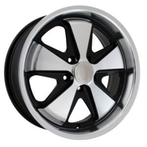 SSP Fooks Alloy Wheel Black and Polished 4.5x15'', 5/130 PCD, ET45 SSP Fooks Alloy Wheel Black and Polished 4.5x15'', 5/130 PCD, ET45