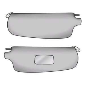 TMI Sun Visors in Cloud White with a Right Hand Mirror, supplied as a pair TMI Sun Visors in Cloud White with a Right Hand Mirror, supplied as a pair